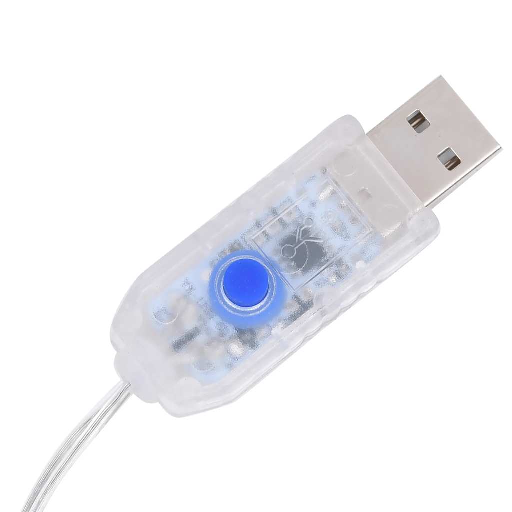vidaXL Świąteczne renifery, 4 szt., 160 zimnych białych LED, akryl