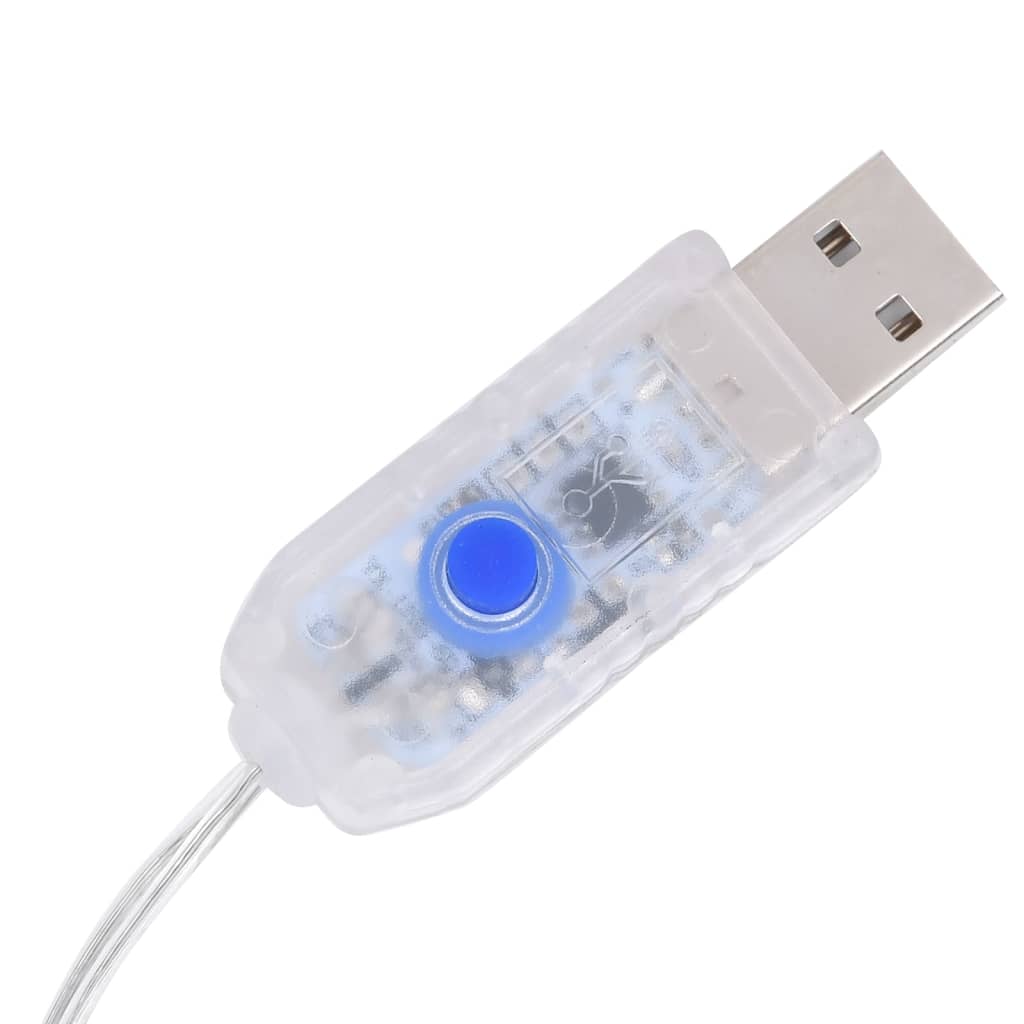 vidaXL Świąteczne renifery, 6 szt., 240 zimnych białych LED, akryl