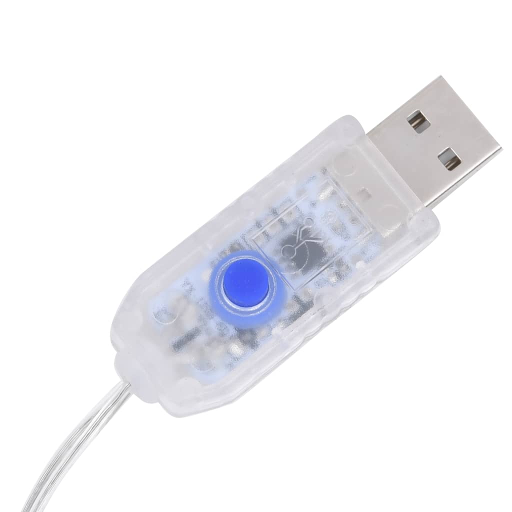 vidaXL Świąteczne renifery, 6 szt., 240 wielokolorowych LED, akryl