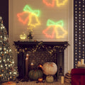 vidaXL Świąteczna dekoracja, dzwonki, 72 LED, 2 szt. 50x56 cm