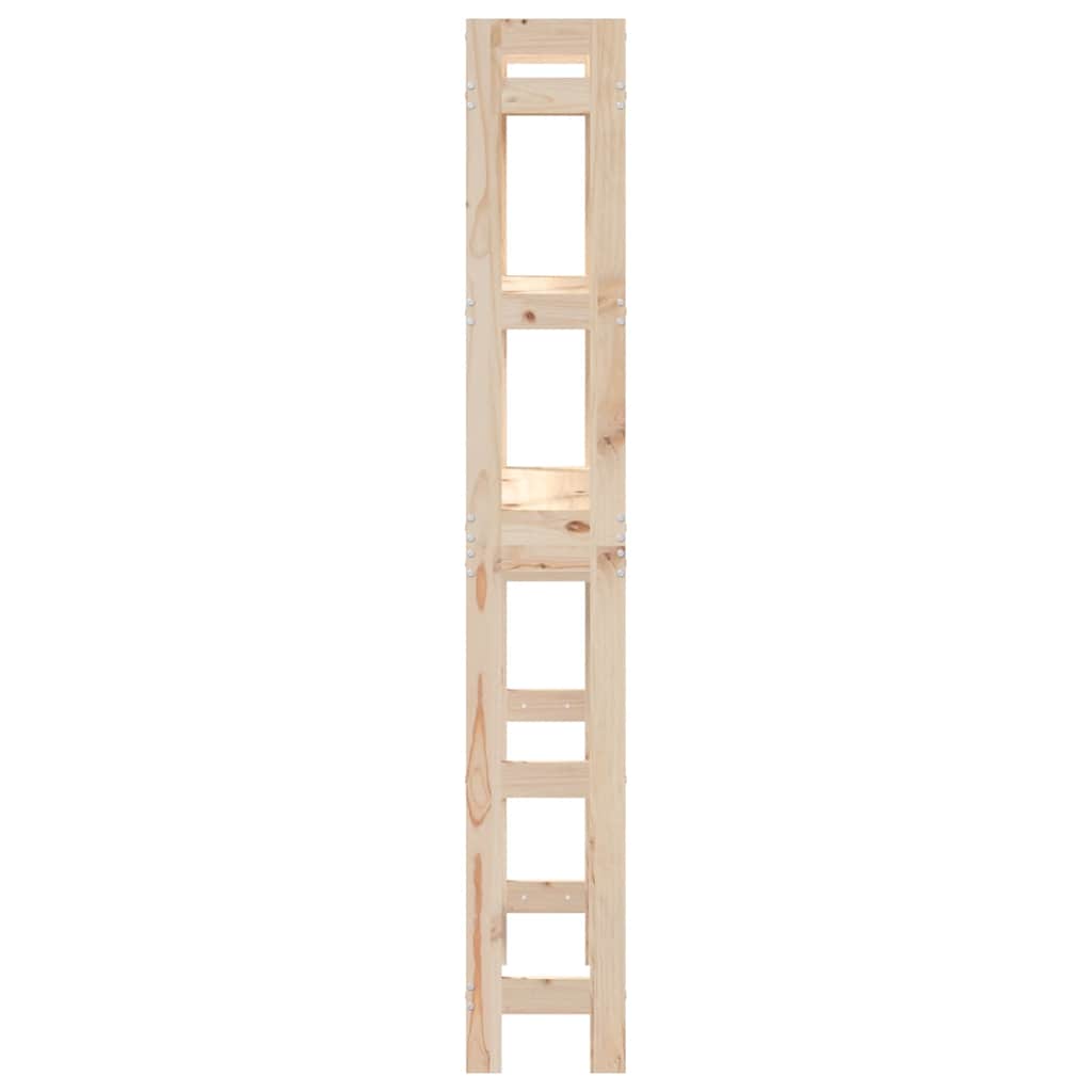 vidaXL Półka łazienkowa, 63x26x171 cm, lite drewno sosnowe