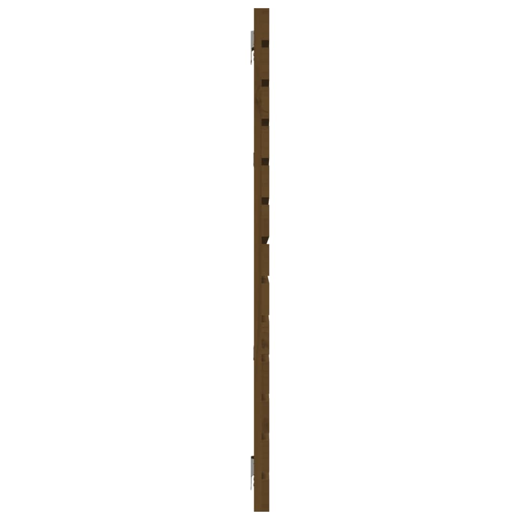vidaXL Wezgłowie łóżka, miodowy brąz, 206x3x91,5 cm, drewno sosnowe