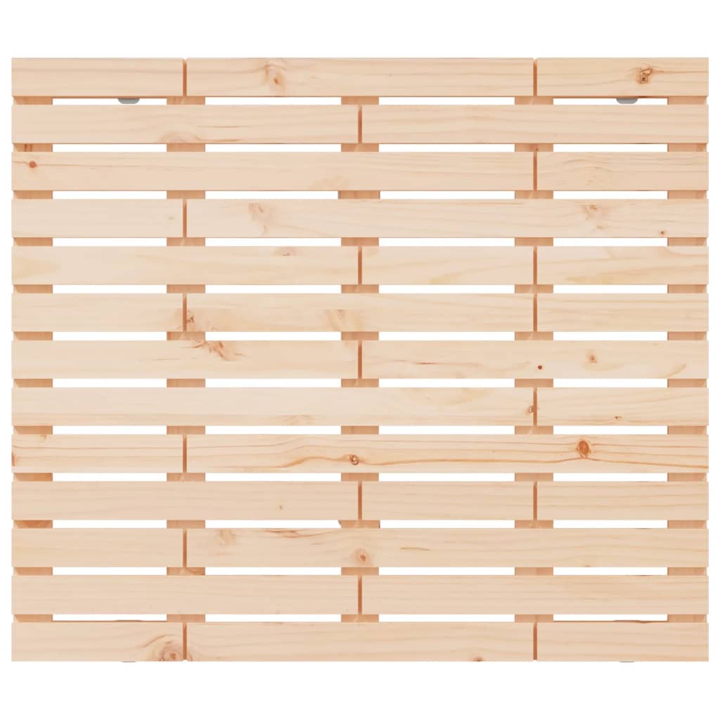 vidaXL Wezgłowie łóżka, 96x3x91,5 cm, lite drewno sosnowe