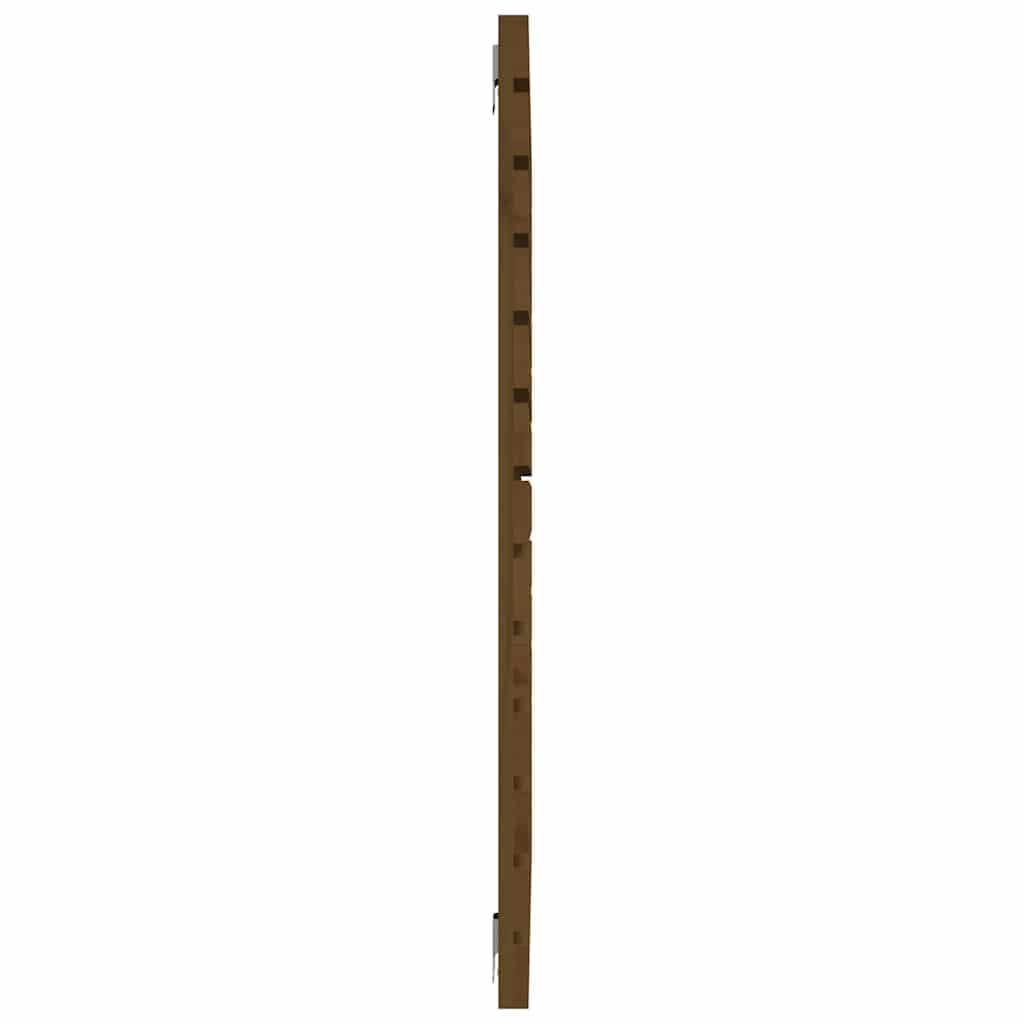 vidaXL Wezgłowie łóżka, miodowy brąz, 96x3x91,5cm, lite drewno sosnowe