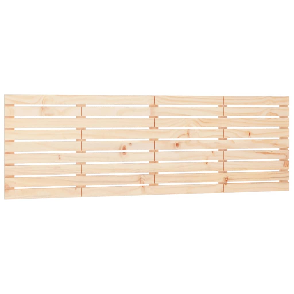 vidaXL Wezgłowie łóżka, 206x3x63 cm, lite drewno sosnowe