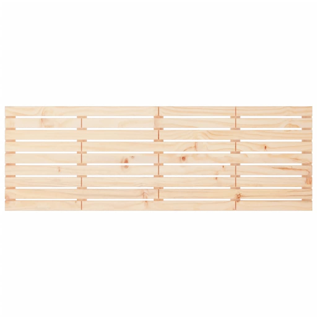 vidaXL Wezgłowie łóżka, 206x3x63 cm, lite drewno sosnowe