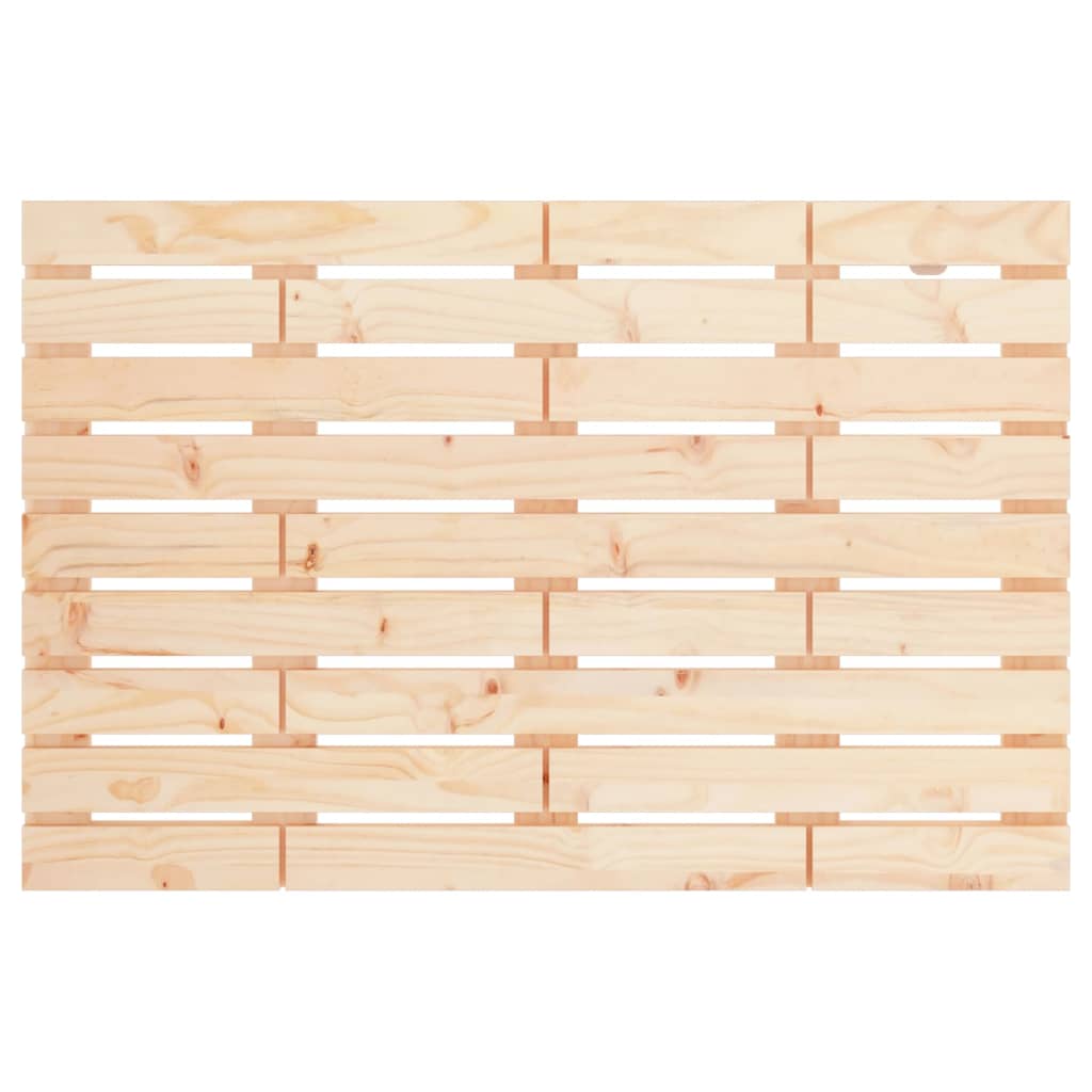 vidaXL Wezgłowie łóżka, 81x3x63 cm, lite drewno sosnowe