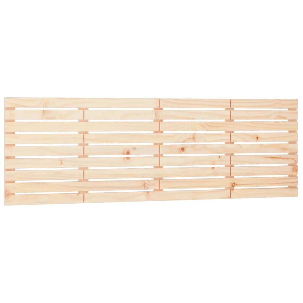 vidaXL Wezgłowie łóżka, 166x3x63 cm, lite drewno sosnowe