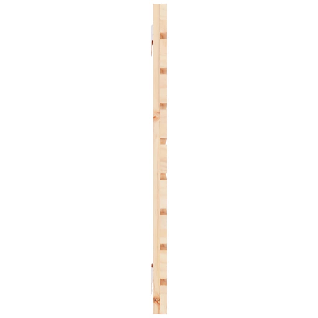 vidaXL Wezgłowie łóżka, 141x3x63 cm, lite drewno sosnowe