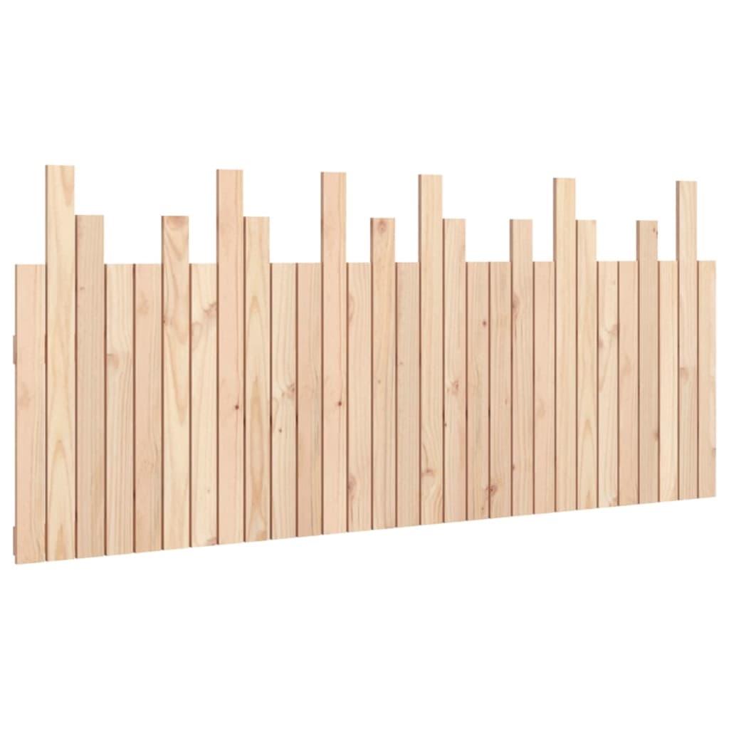 vidaXL Wezgłowie łóżka, 185x3x80 cm, lite drewno sosnowe