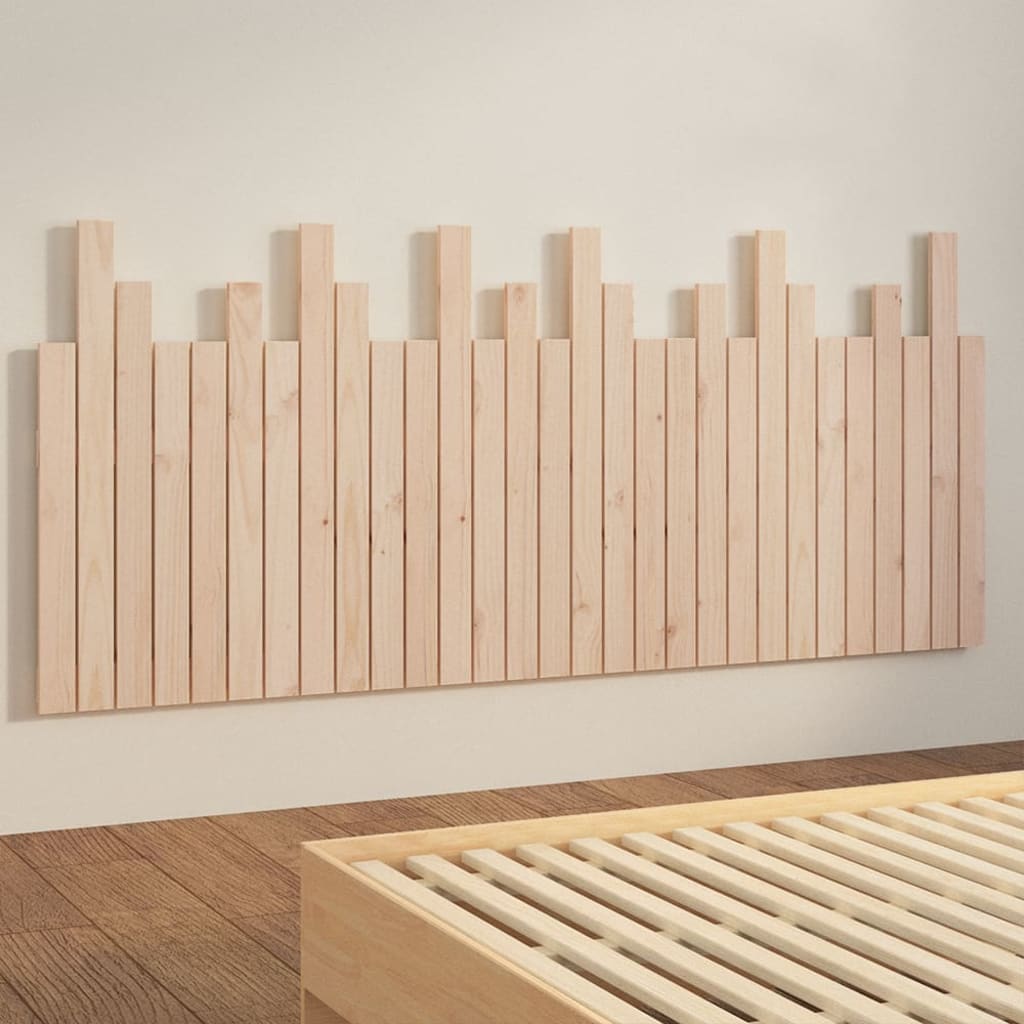 vidaXL Wezgłowie łóżka, 185x3x80 cm, lite drewno sosnowe