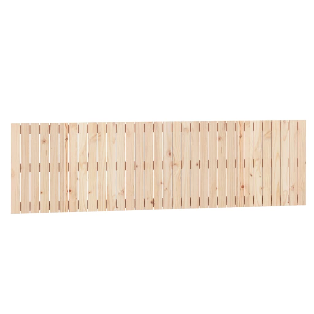 vidaXL Wezgłowie łóżka, 204x3x60 cm, lite drewno sosnowe
