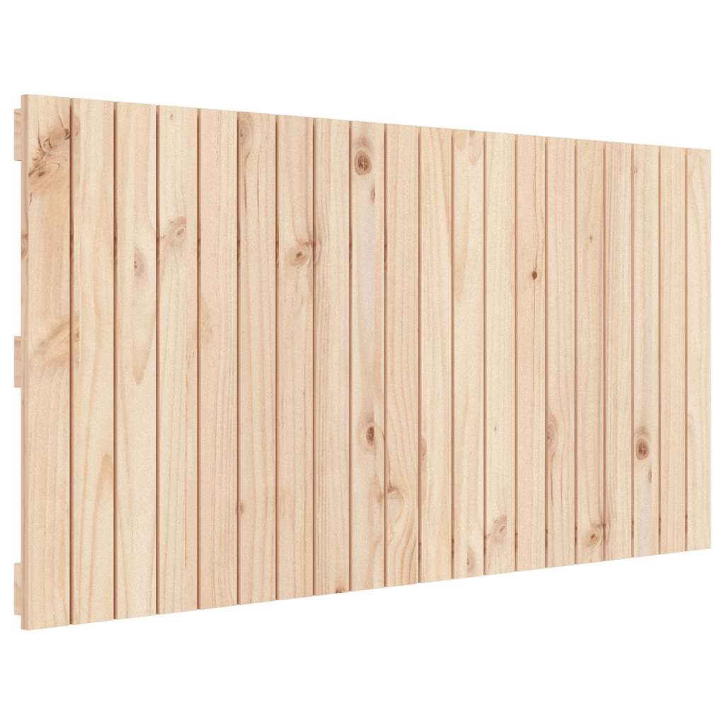 vidaXL Wezgłowie łóżka, 127,5x3x60 cm, lite drewno sosnowe