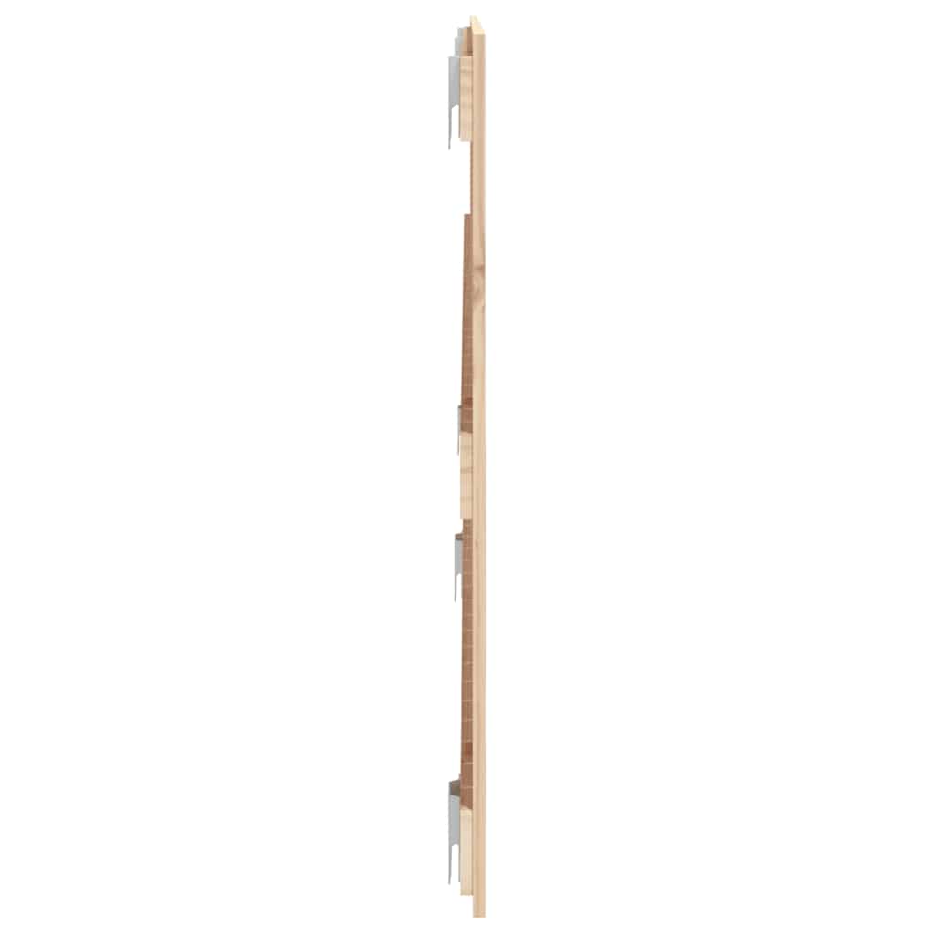 vidaXL Wezgłowie łóżka, 127,5x3x60 cm, lite drewno sosnowe