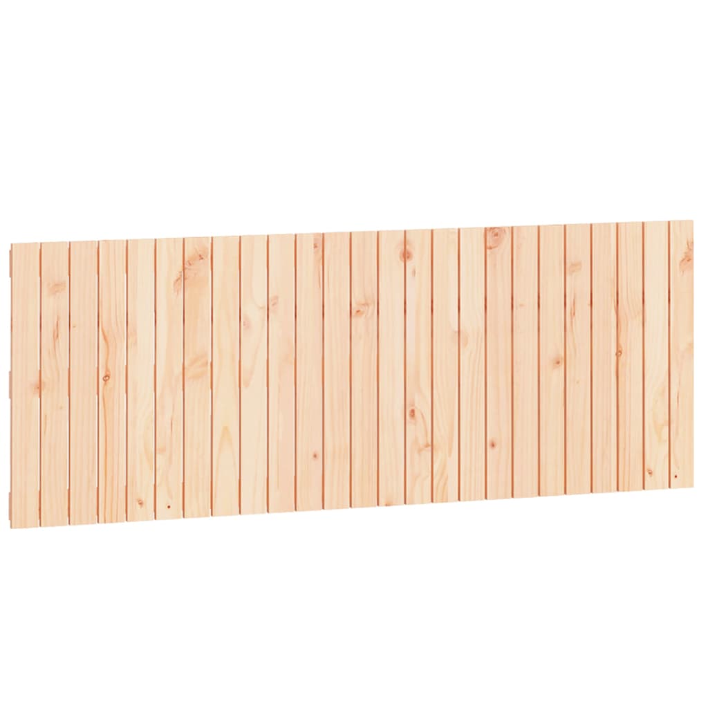 vidaXL Wezgłowie łóżka, 159,5x3x60 cm, lite drewno sosnowe