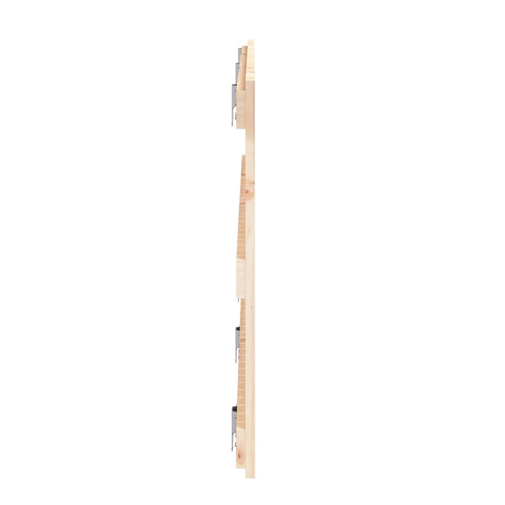 vidaXL Wezgłowie łóżka, 185x3x60 cm, lite drewno sosnowe