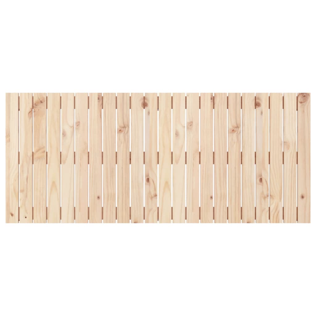 vidaXL Wezgłowie łóżka, 140x3x60 cm, lite drewno sosnowe