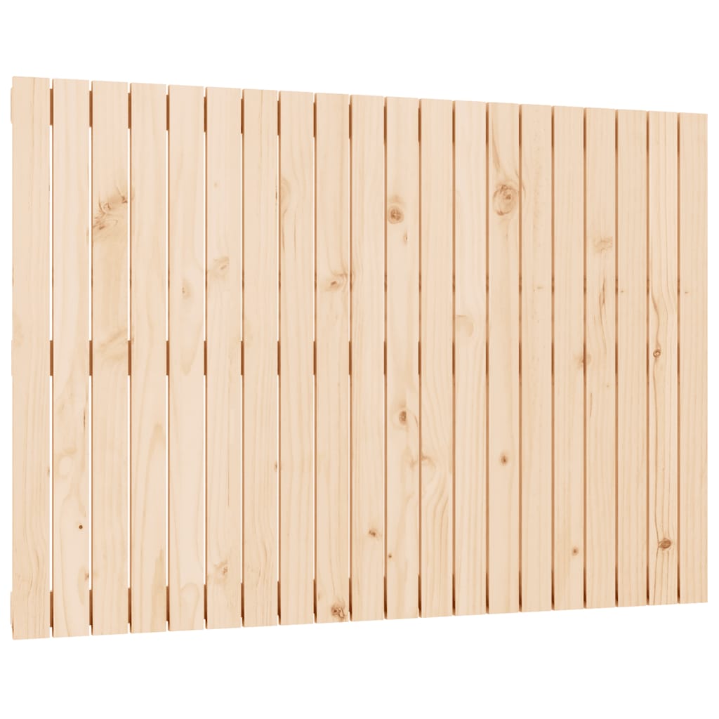 vidaXL Wezgłowie łóżka, 127,5x3x90 cm, lite drewno sosnowe