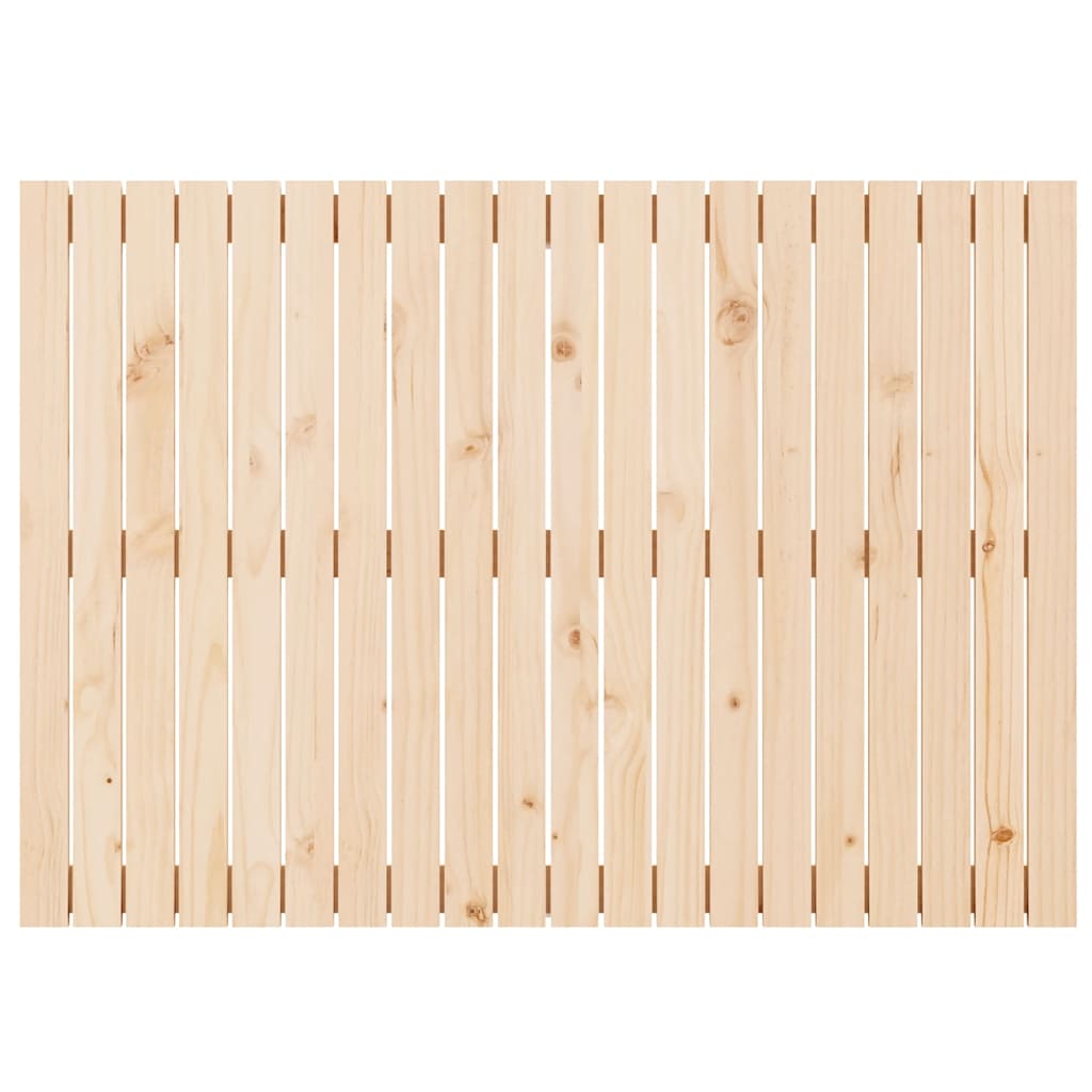 vidaXL Wezgłowie łóżka, 127,5x3x90 cm, lite drewno sosnowe