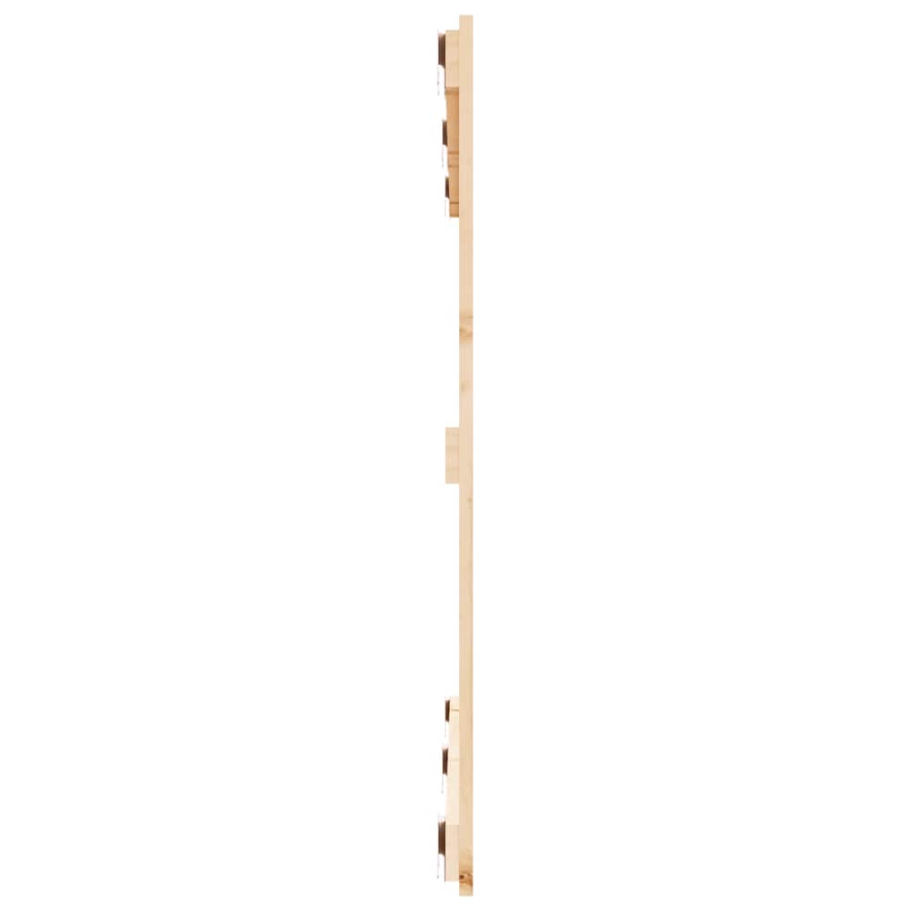 vidaXL Wezgłowie łóżka, 127,5x3x90 cm, lite drewno sosnowe