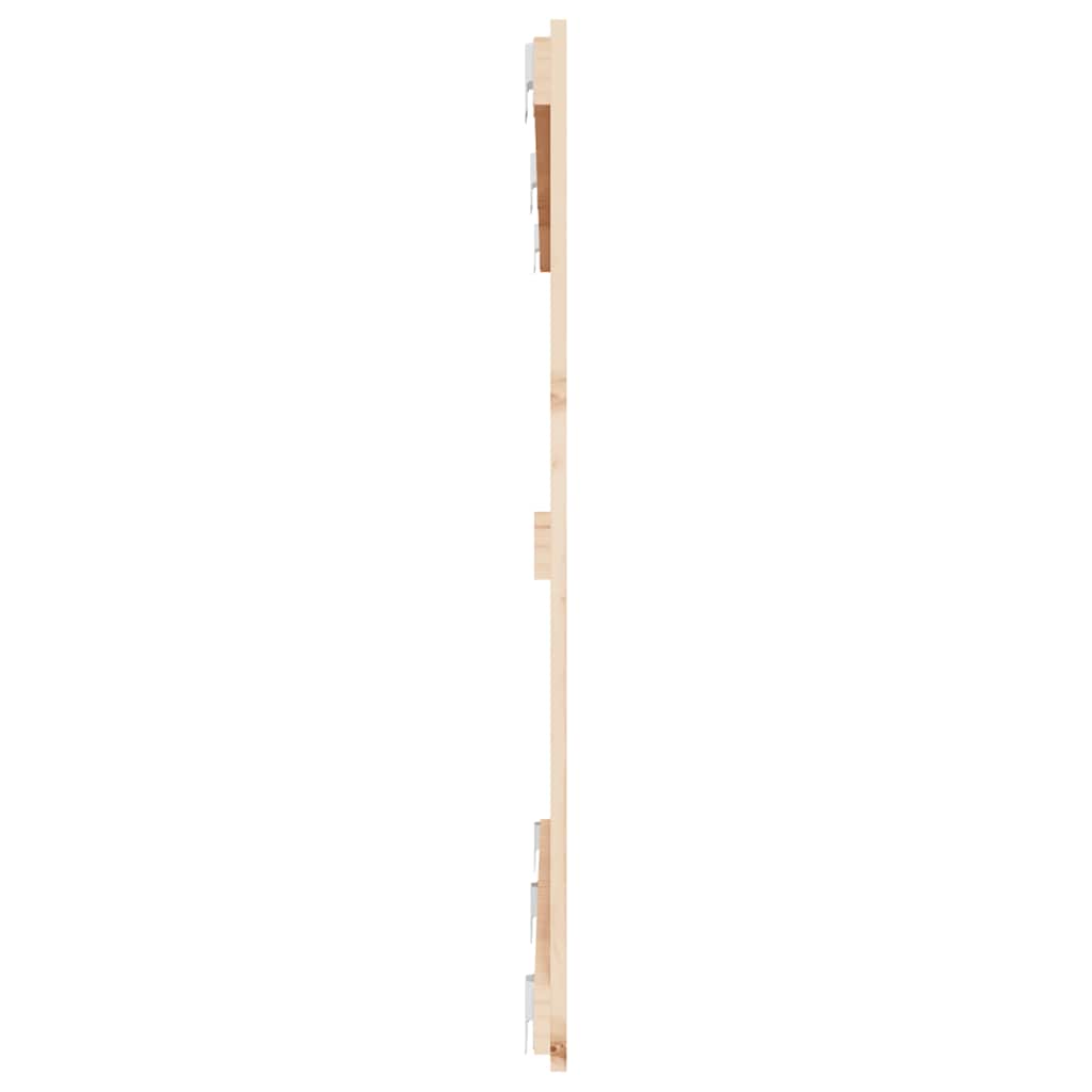 vidaXL Wezgłowie łóżka, 147x3x90 cm, lite drewno sosnowe