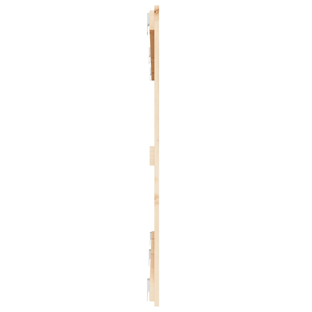 vidaXL Wezgłowie łóżka, 159,5x3x90 cm, lite drewno sosnowe