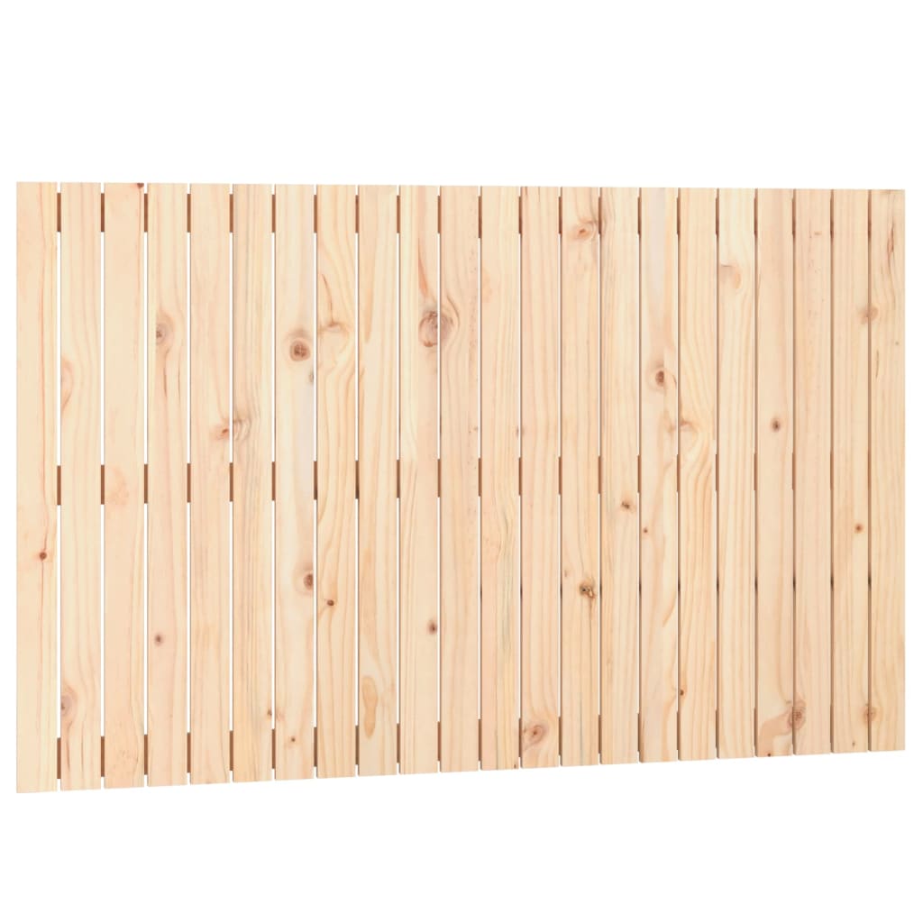 vidaXL Wezgłowie łóżka, 140x3x90 cm, lite drewno sosnowe