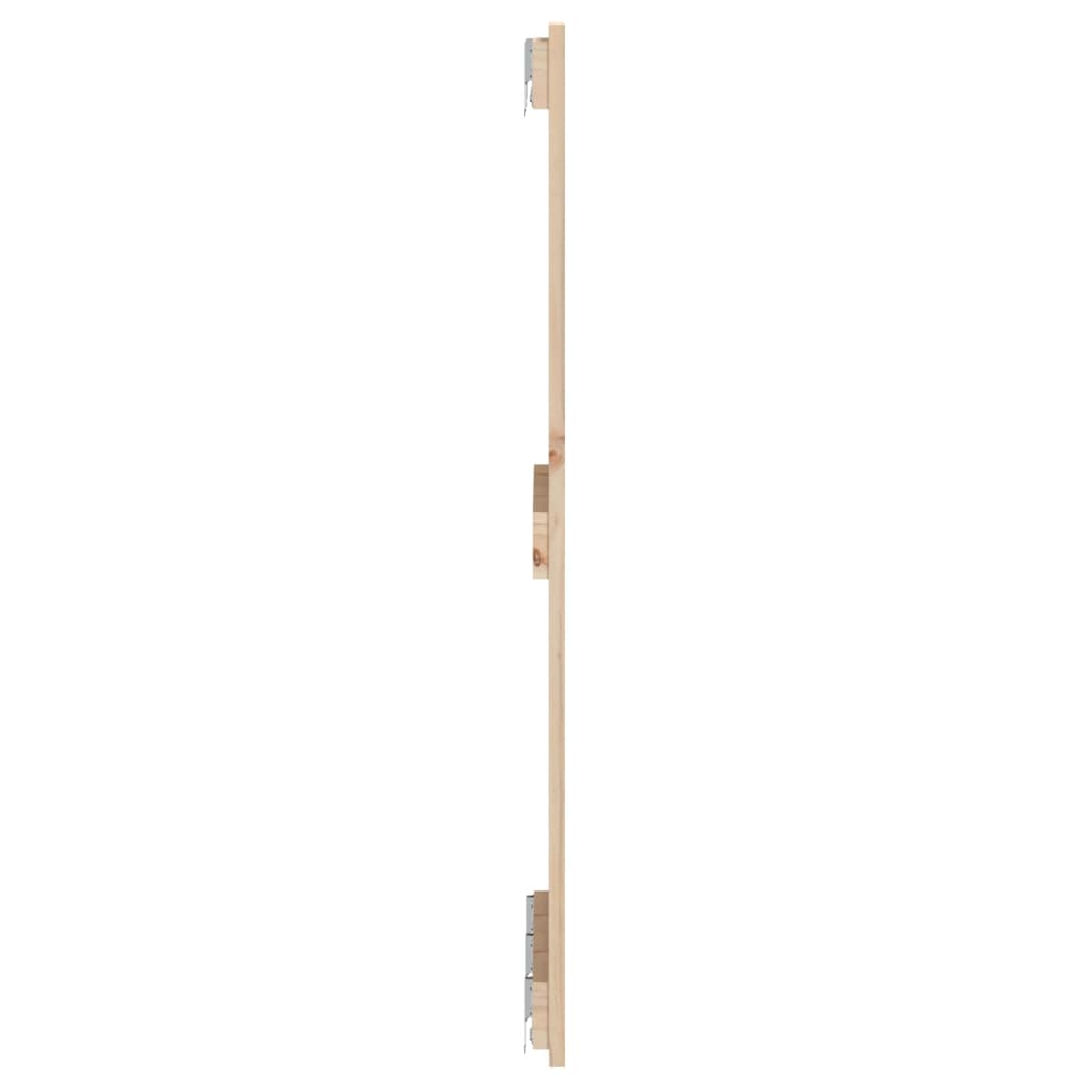 vidaXL Wezgłowie łóżka, 140x3x90 cm, lite drewno sosnowe