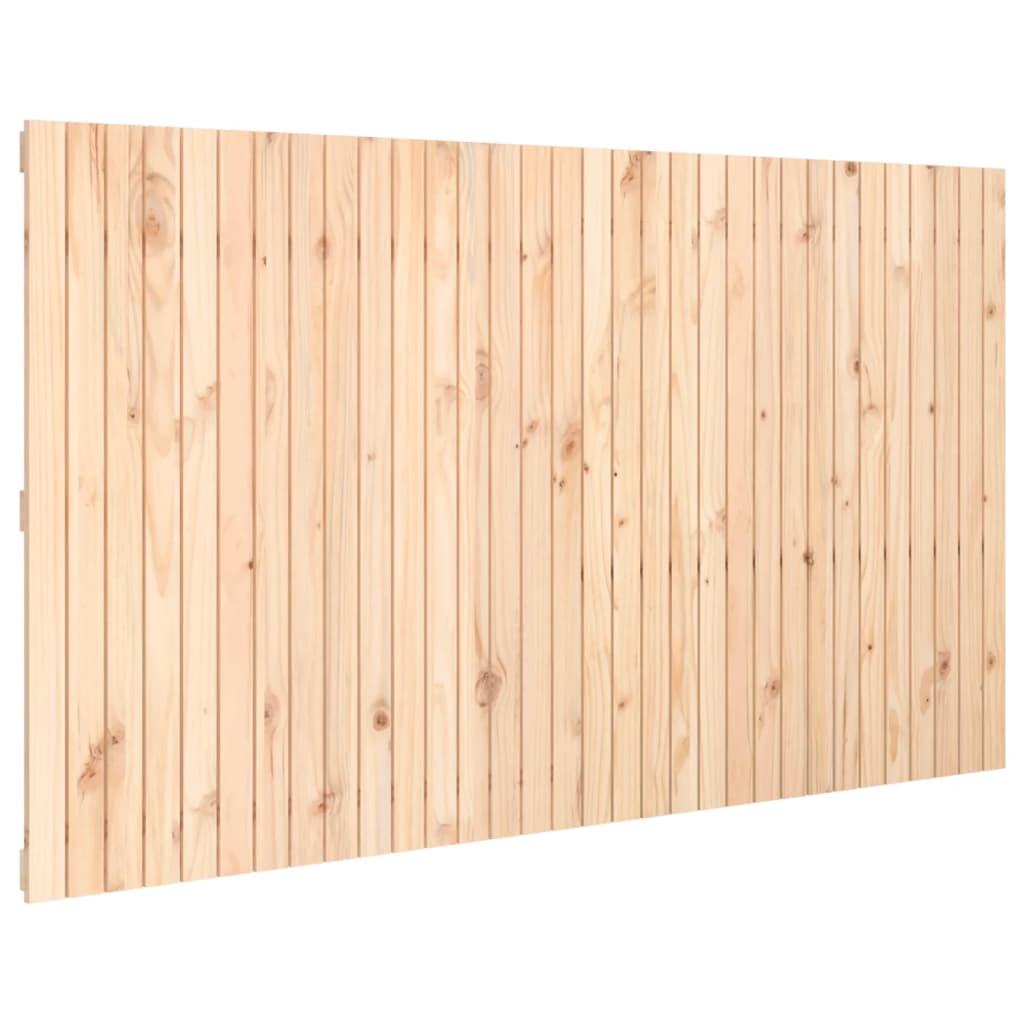 vidaXL Wezgłowie łóżka, 204x3x110 cm, lite drewno sosnowe