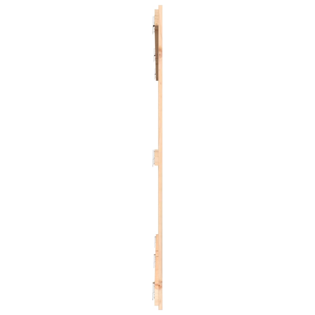 vidaXL Wezgłowie łóżka, 204x3x110 cm, lite drewno sosnowe
