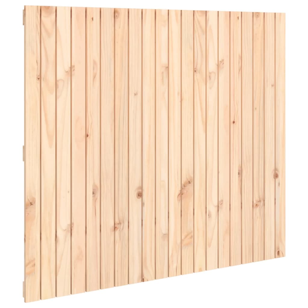 vidaXL Wezgłowie łóżka, 127,5x3x110 cm, lite drewno sosnowe