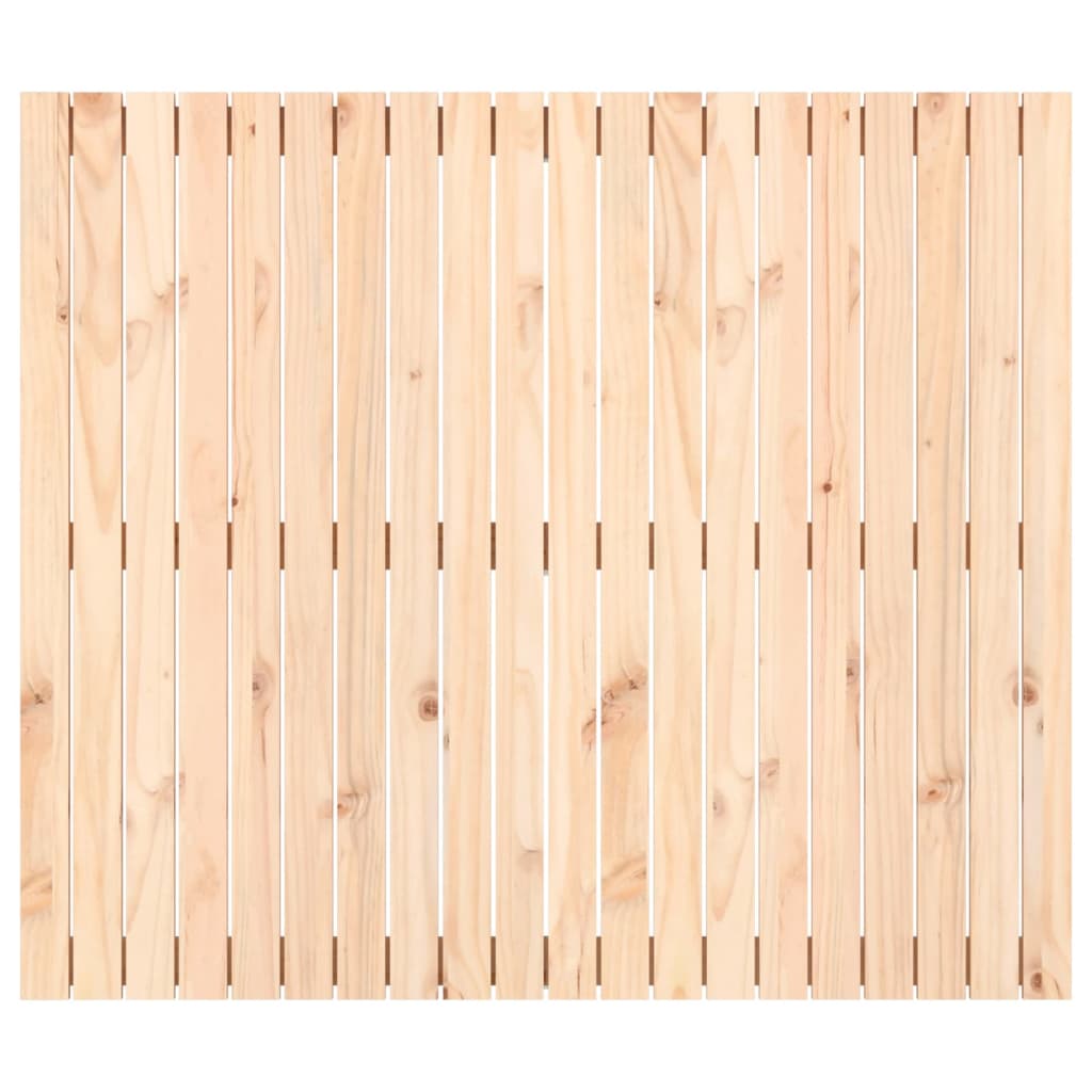 vidaXL Wezgłowie łóżka, 127,5x3x110 cm, lite drewno sosnowe