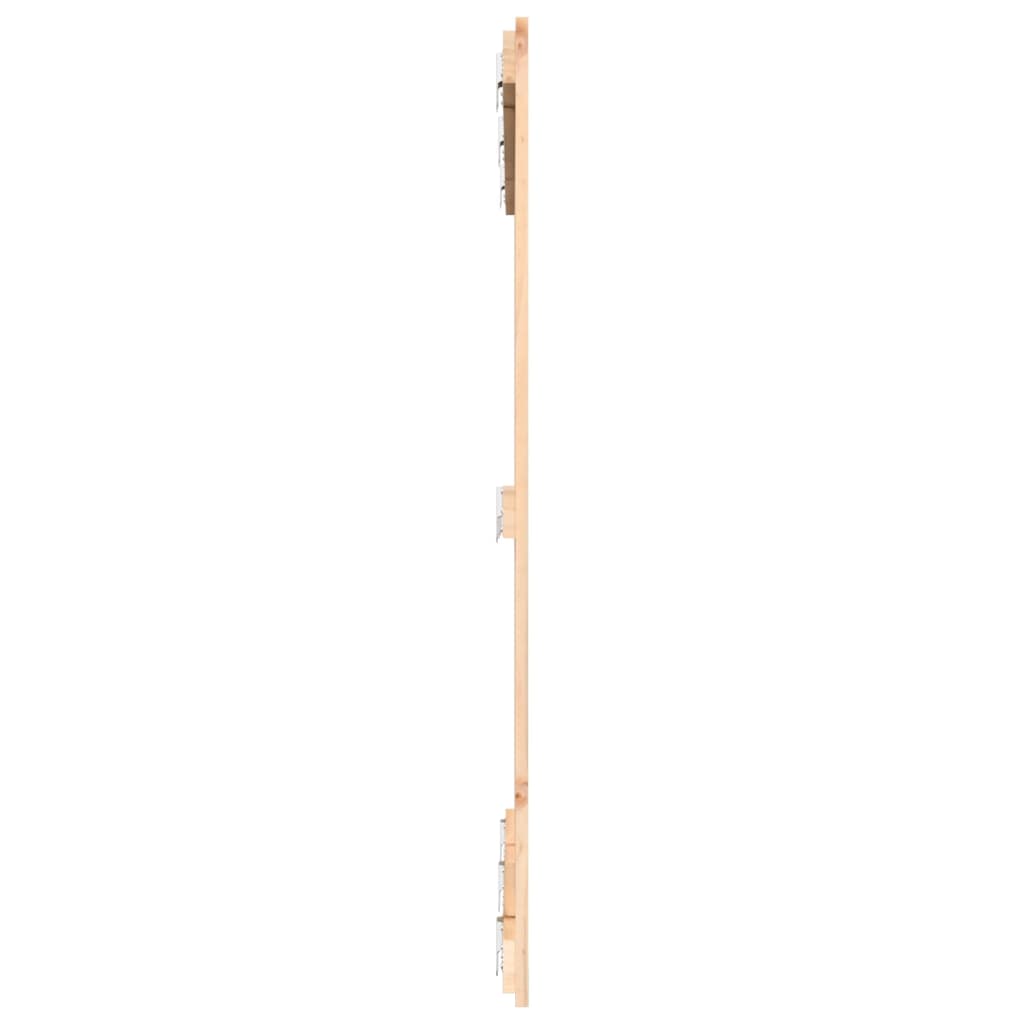 vidaXL Wezgłowie łóżka, 127,5x3x110 cm, lite drewno sosnowe
