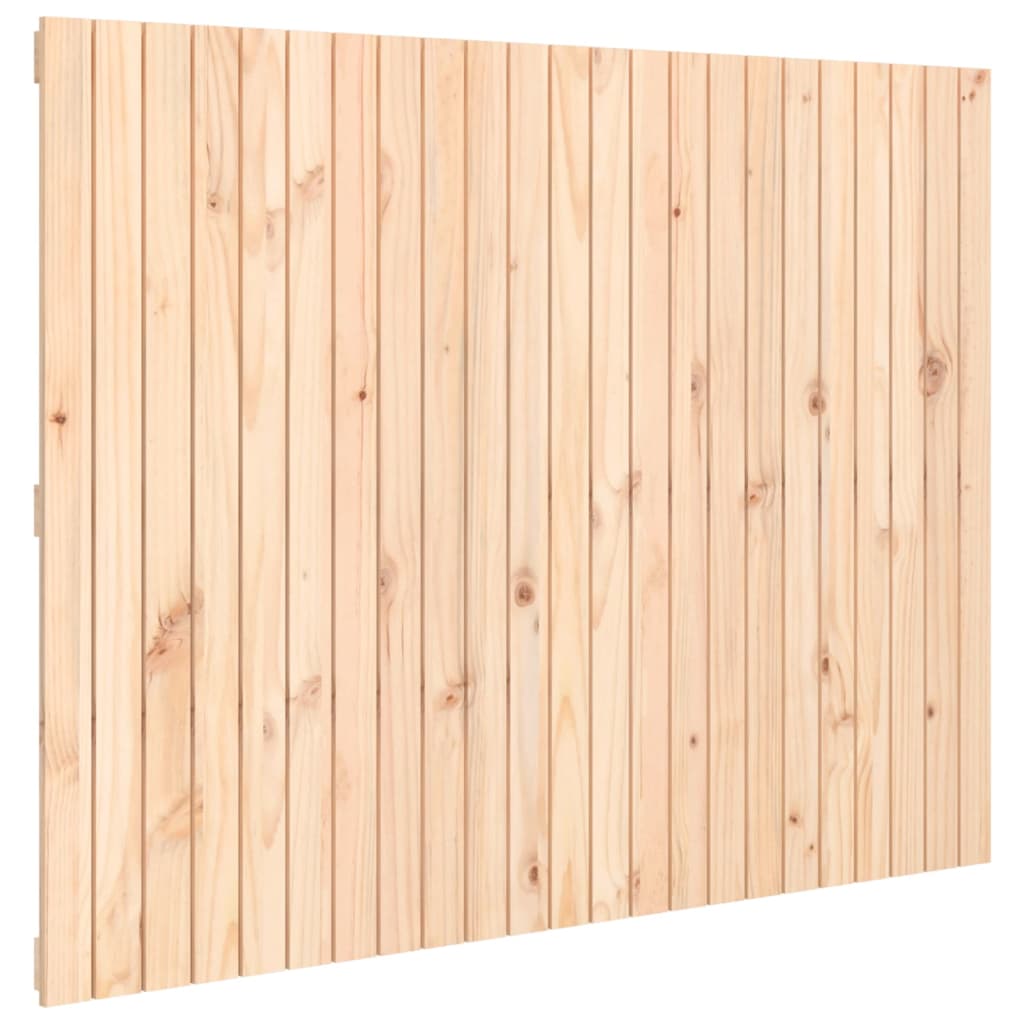 vidaXL Wezgłowie łóżka, 146,5x3x110 cm, lite drewno sosnowe