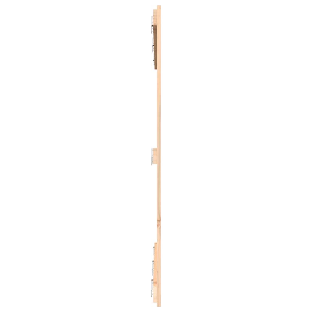 vidaXL Wezgłowie łóżka, 146,5x3x110 cm, lite drewno sosnowe