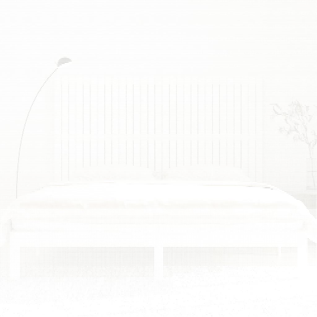 vidaXL Wezgłowie łóżka, białe, 185x3x110 cm, lite drewno sosnowe