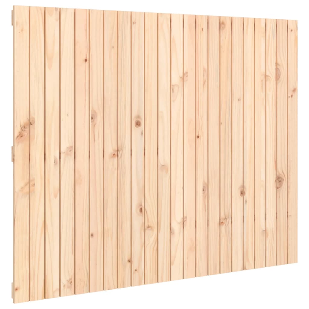 vidaXL Wezgłowie łóżka, 140x3x110 cm, lite drewno sosnowe