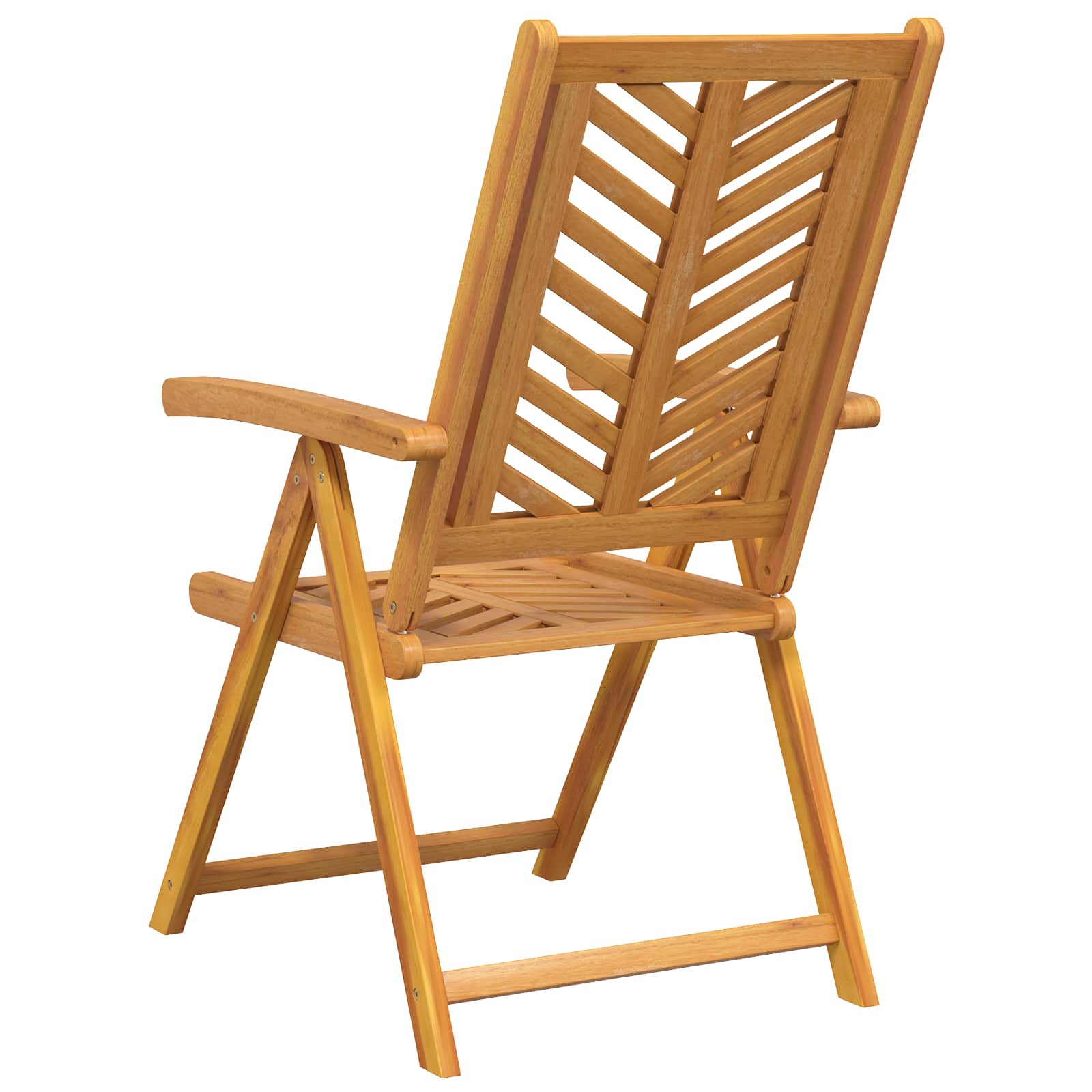 vidaXL Krzesło Ogrodowe 8 pcs Brązowy 57 x 72 x 109 cm