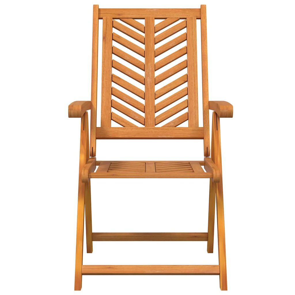 vidaXL Krzesło Ogrodowe 8 pcs Brązowy 57 x 72 x 109 cm