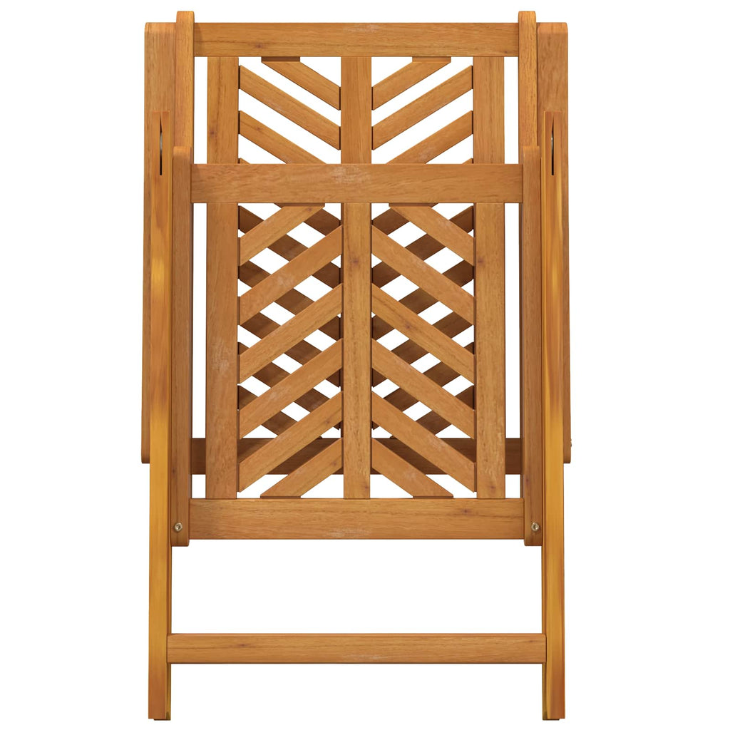 vidaXL Krzesło Ogrodowe 8 pcs Brązowy 57 x 72 x 109 cm