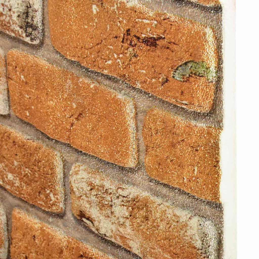 vidaXL Panele ścienne 10 pcs Cegła 100 x 50 cm Pianka EPS