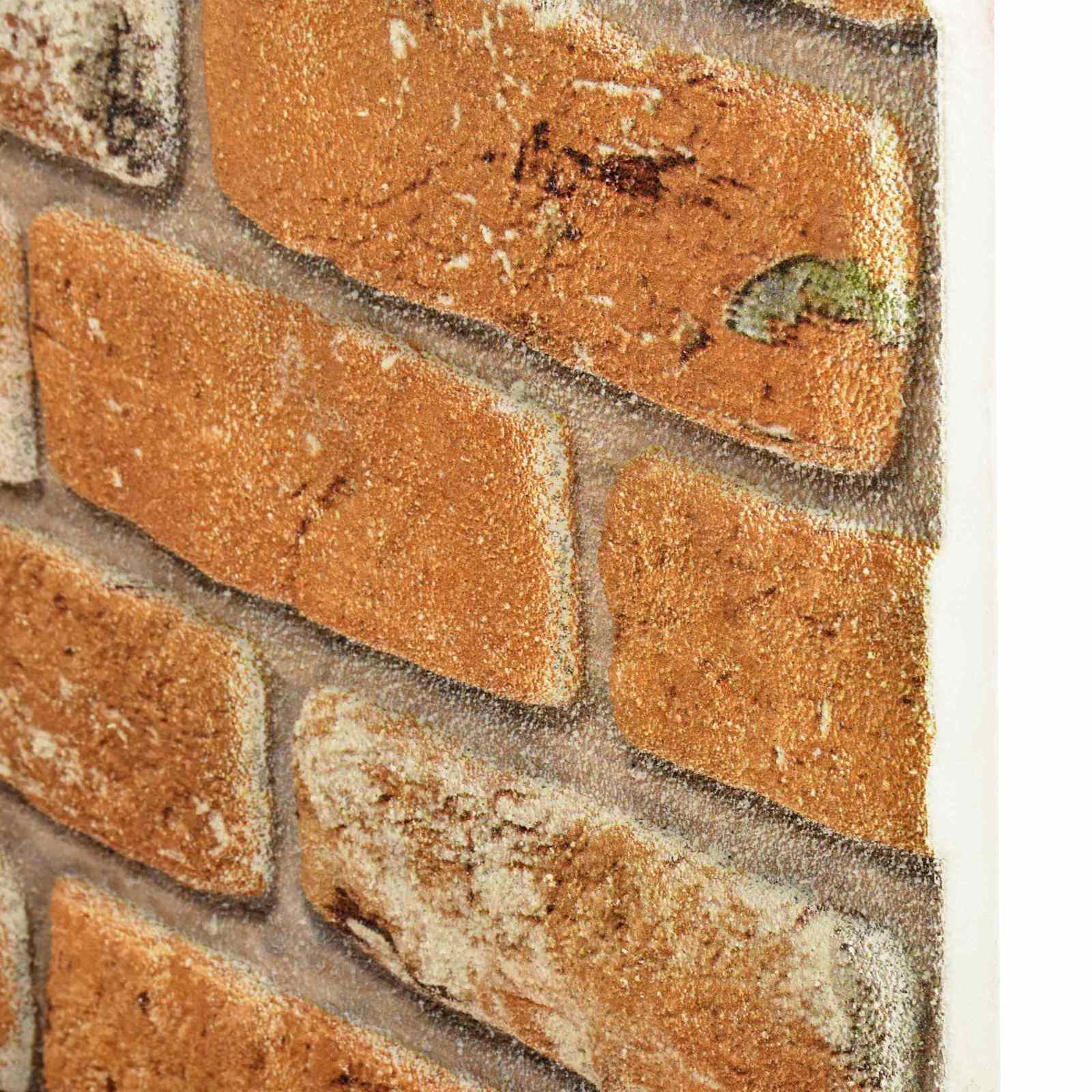 vidaXL Panele ścienne 10 pcs Cegła 100 x 50 cm Pianka EPS