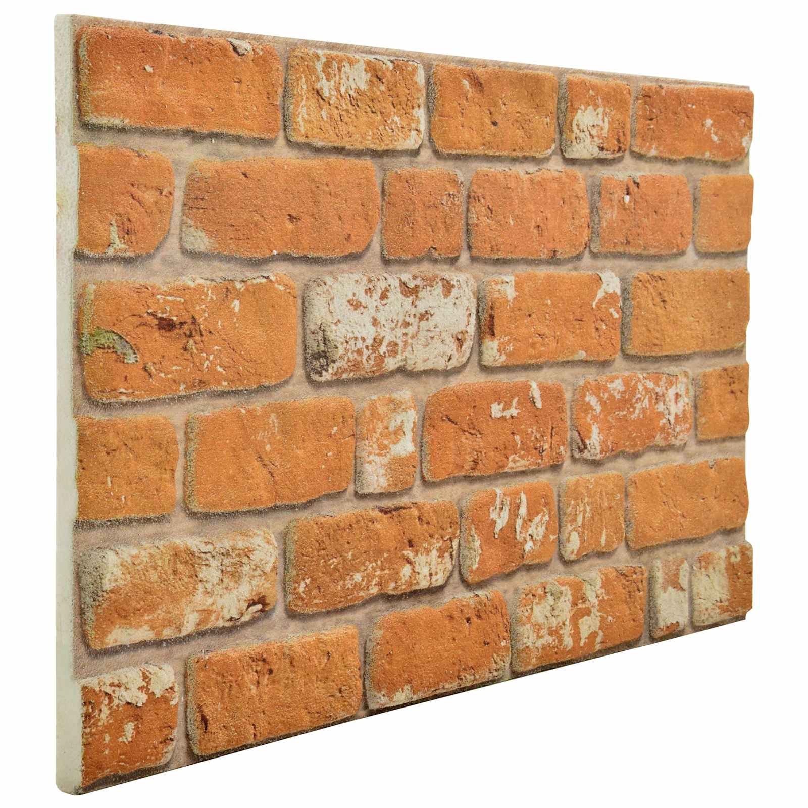vidaXL Panele ścienne 10 pcs Cegła 100 x 50 cm Pianka EPS