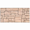 vidaXL Panele ścienne 10 pcs Beżowy 100 x 50 cm Pianka EPS
