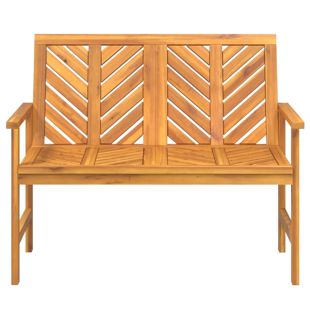 vidaXL Ławka ogrodowa, 109 cm, lite drewno akacjowe