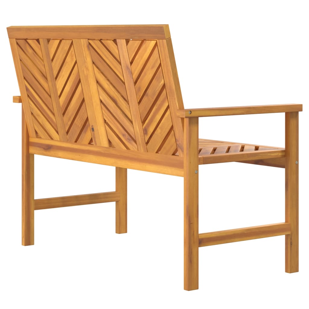 vidaXL Ławka ogrodowa, 109 cm, lite drewno akacjowe