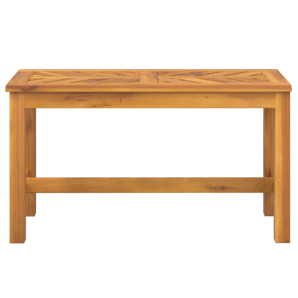 vidaXL Ławka ogrodowa, 80 cm, lite drewno akacjowe