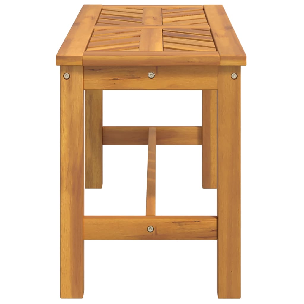 vidaXL Ławka ogrodowa, 80 cm, lite drewno akacjowe