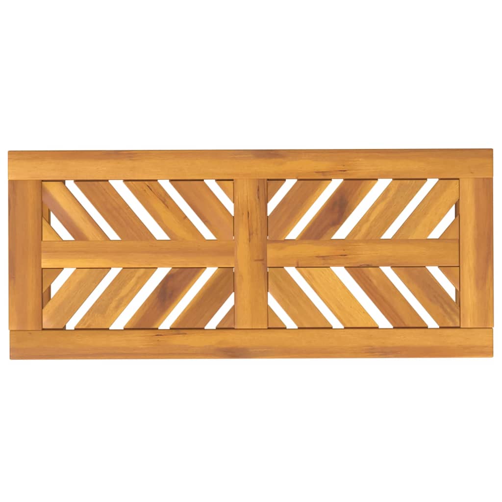 vidaXL Ławka ogrodowa, 80 cm, lite drewno akacjowe