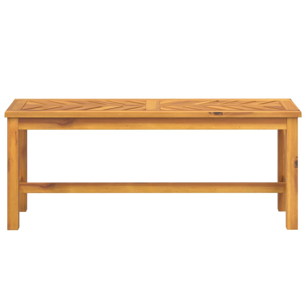 vidaXL Ławka ogrodowa, 110 cm, lite drewno akacjowe